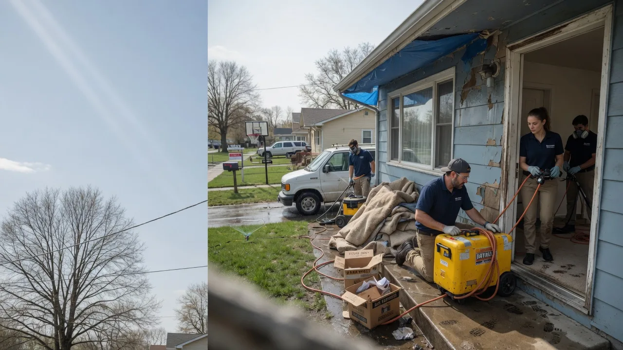 Basement Flood Cleanup in Rhodell, WV near me